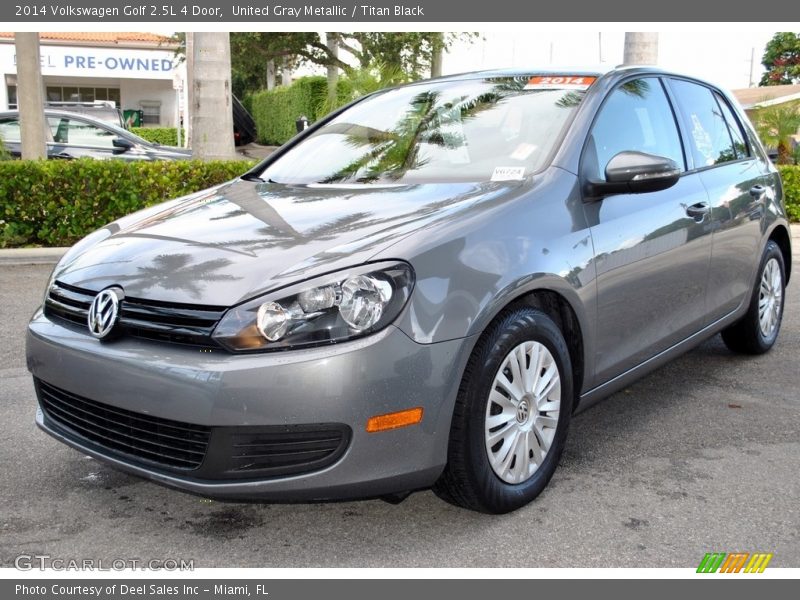 United Gray Metallic / Titan Black 2014 Volkswagen Golf 2.5L 4 Door