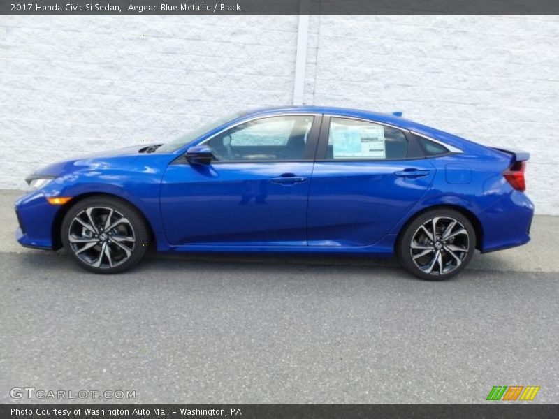  2017 Civic Si Sedan Aegean Blue Metallic