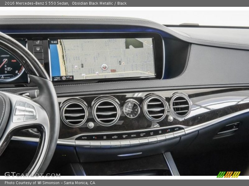 Obsidian Black Metallic / Black 2016 Mercedes-Benz S 550 Sedan