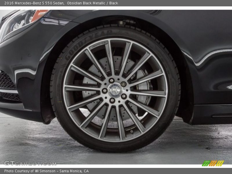 Obsidian Black Metallic / Black 2016 Mercedes-Benz S 550 Sedan