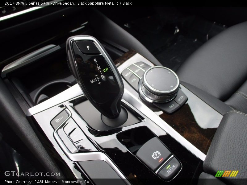 Black Sapphire Metallic / Black 2017 BMW 5 Series 540i xDrive Sedan