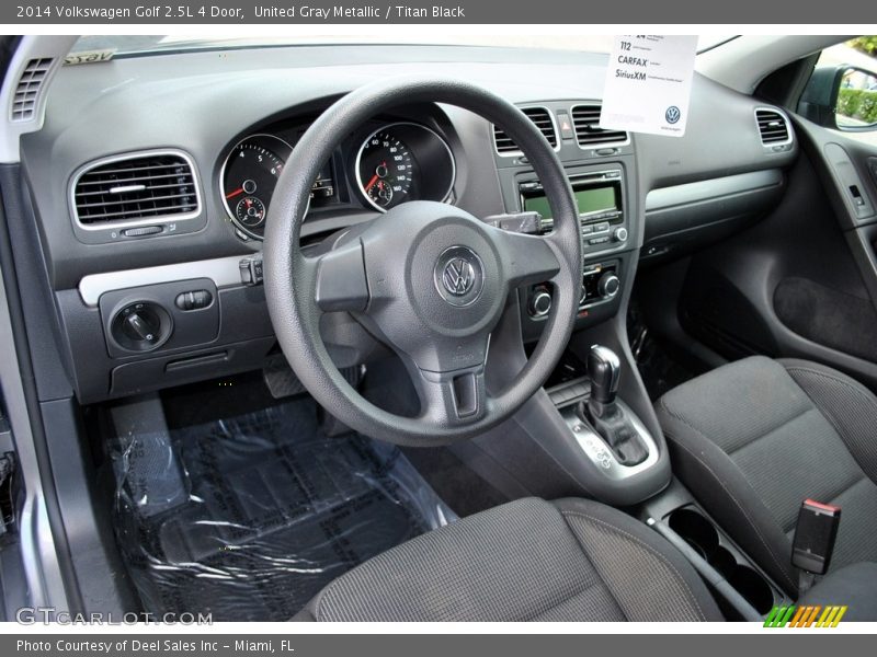 United Gray Metallic / Titan Black 2014 Volkswagen Golf 2.5L 4 Door