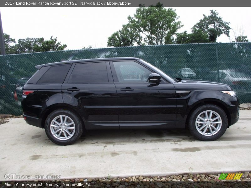 Narvik Black / Ebony/Ebony 2017 Land Rover Range Rover Sport SE