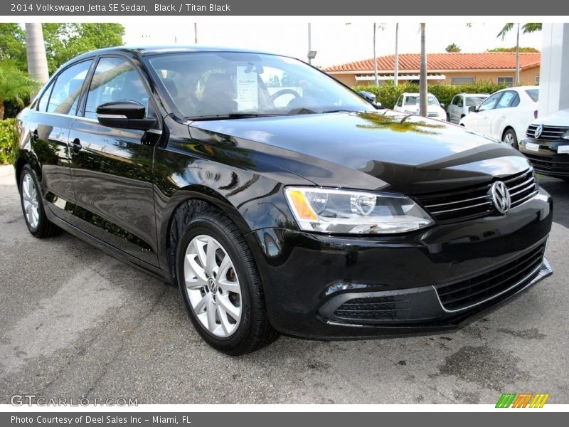 Black / Titan Black 2014 Volkswagen Jetta SE Sedan