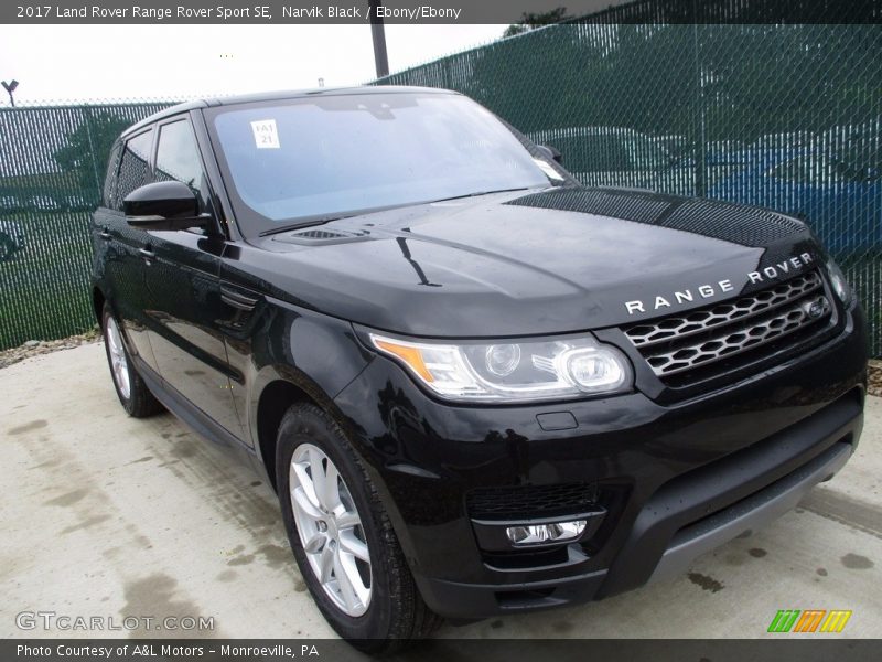 Narvik Black / Ebony/Ebony 2017 Land Rover Range Rover Sport SE