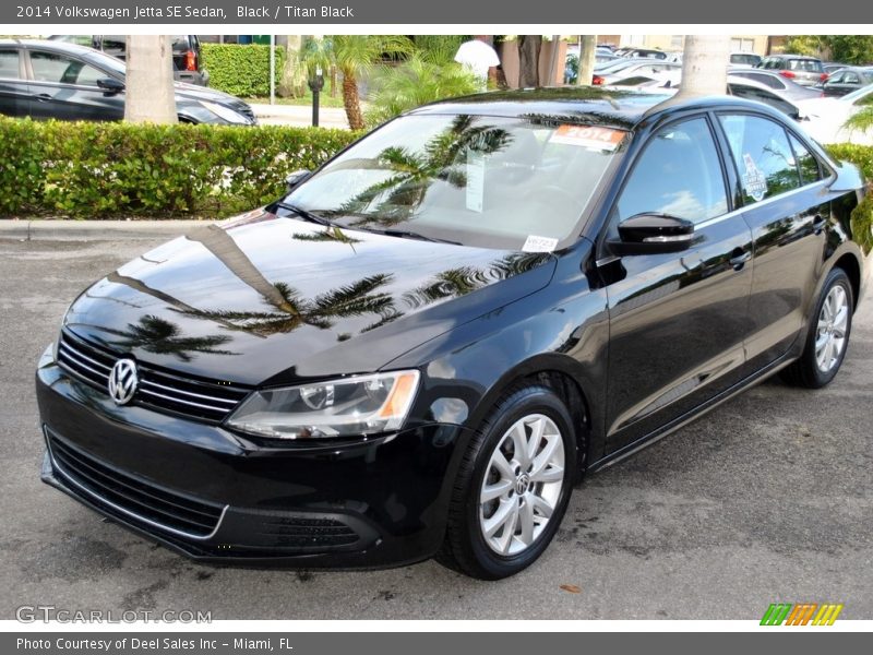 Black / Titan Black 2014 Volkswagen Jetta SE Sedan