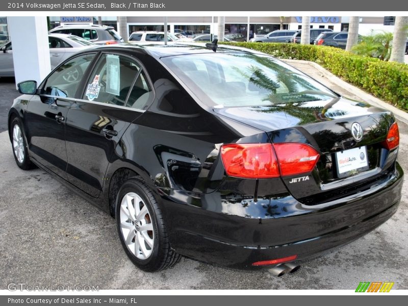 Black / Titan Black 2014 Volkswagen Jetta SE Sedan