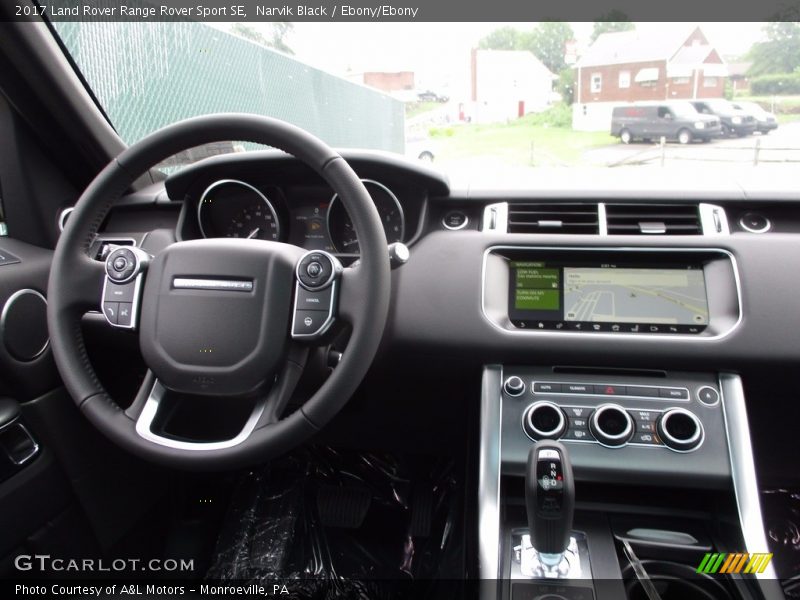 Dashboard of 2017 Range Rover Sport SE