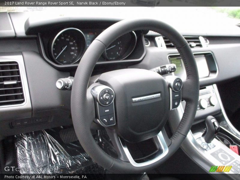 Narvik Black / Ebony/Ebony 2017 Land Rover Range Rover Sport SE