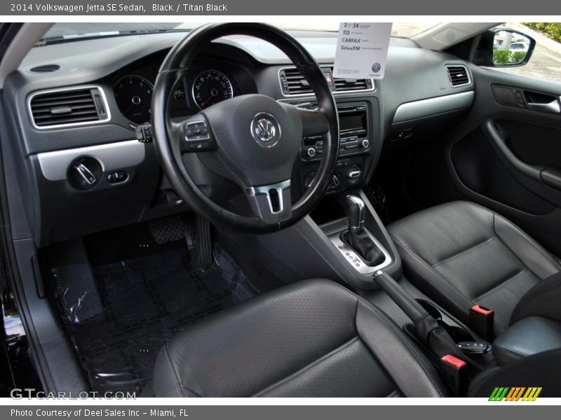 Black / Titan Black 2014 Volkswagen Jetta SE Sedan