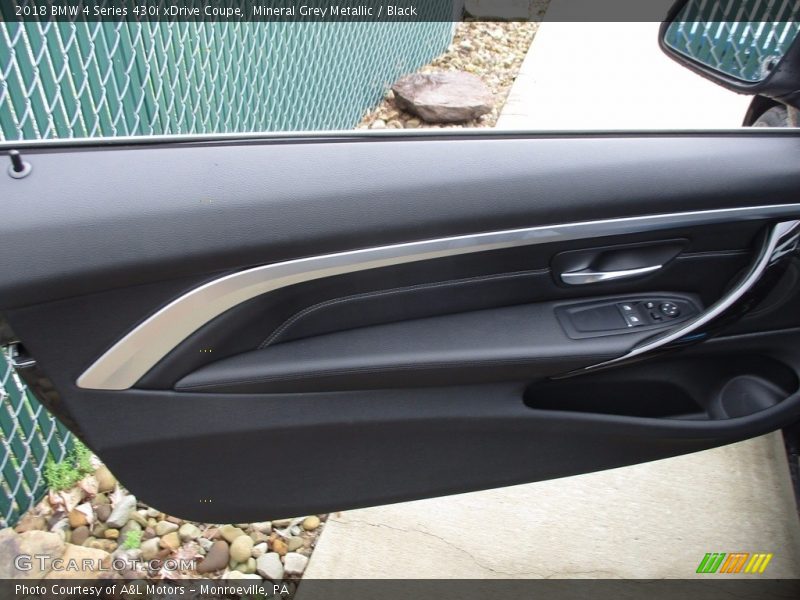 Mineral Grey Metallic / Black 2018 BMW 4 Series 430i xDrive Coupe