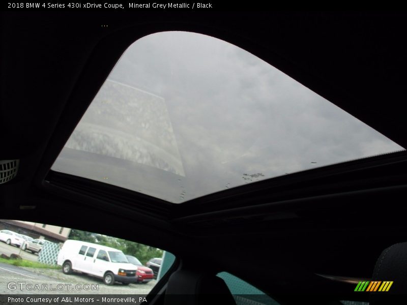 Mineral Grey Metallic / Black 2018 BMW 4 Series 430i xDrive Coupe