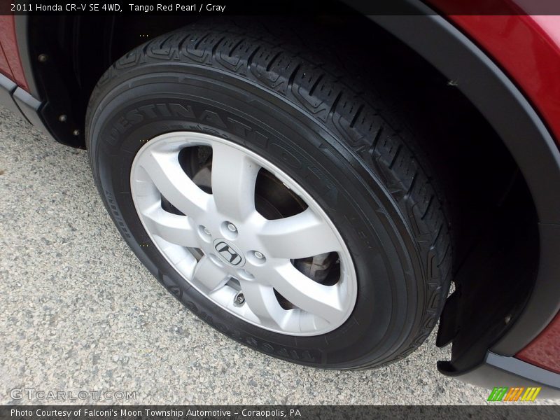 Tango Red Pearl / Gray 2011 Honda CR-V SE 4WD