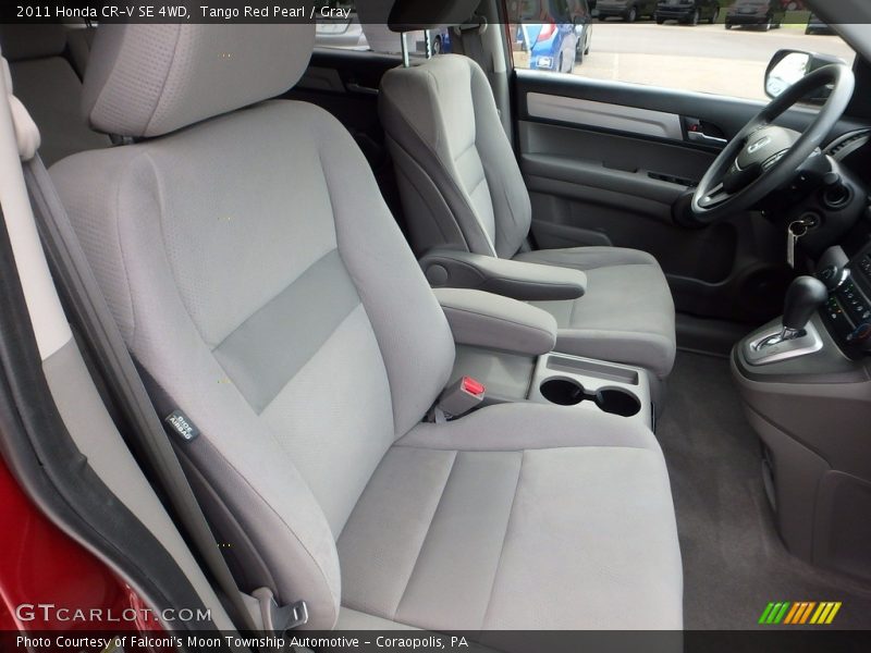 Tango Red Pearl / Gray 2011 Honda CR-V SE 4WD