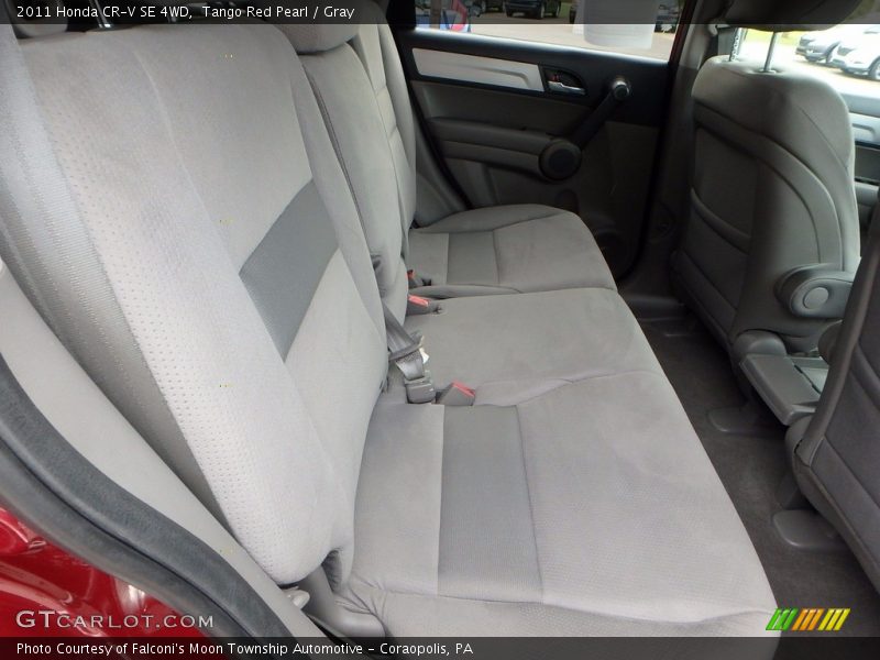 Tango Red Pearl / Gray 2011 Honda CR-V SE 4WD