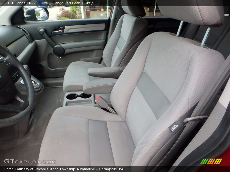 Tango Red Pearl / Gray 2011 Honda CR-V SE 4WD