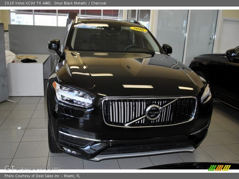 Onyx Black Metallic / Charcoal 2016 Volvo XC90 T6 AWD