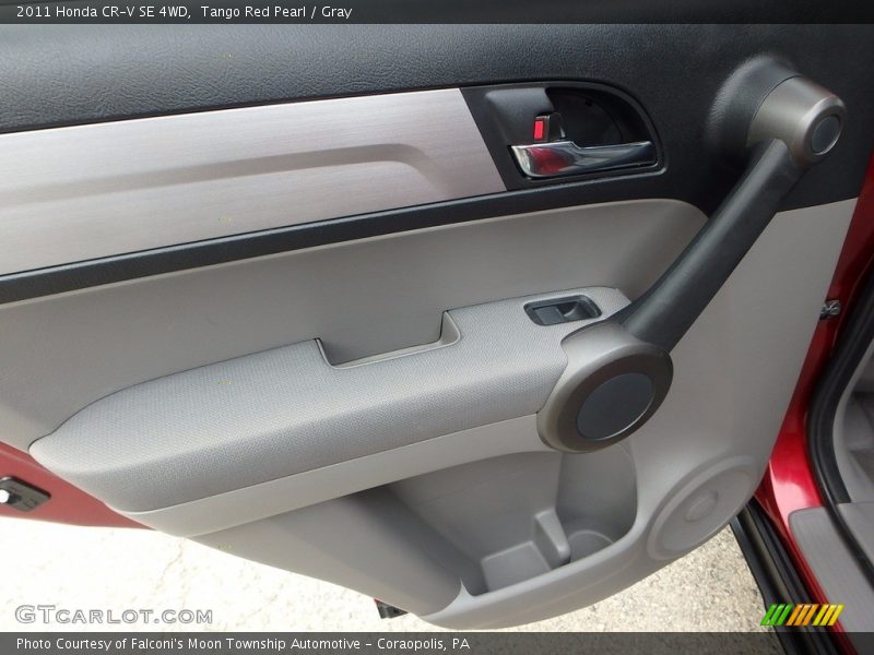 Tango Red Pearl / Gray 2011 Honda CR-V SE 4WD