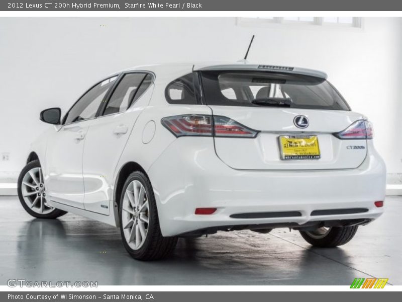 Starfire White Pearl / Black 2012 Lexus CT 200h Hybrid Premium