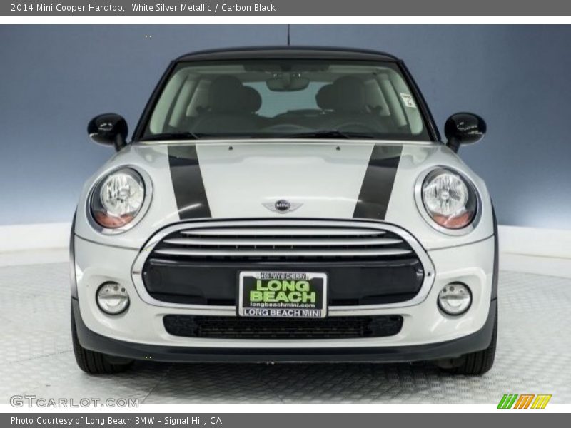 White Silver Metallic / Carbon Black 2014 Mini Cooper Hardtop