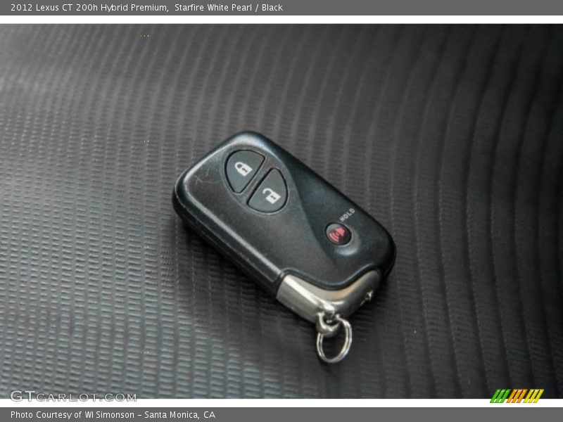 Starfire White Pearl / Black 2012 Lexus CT 200h Hybrid Premium