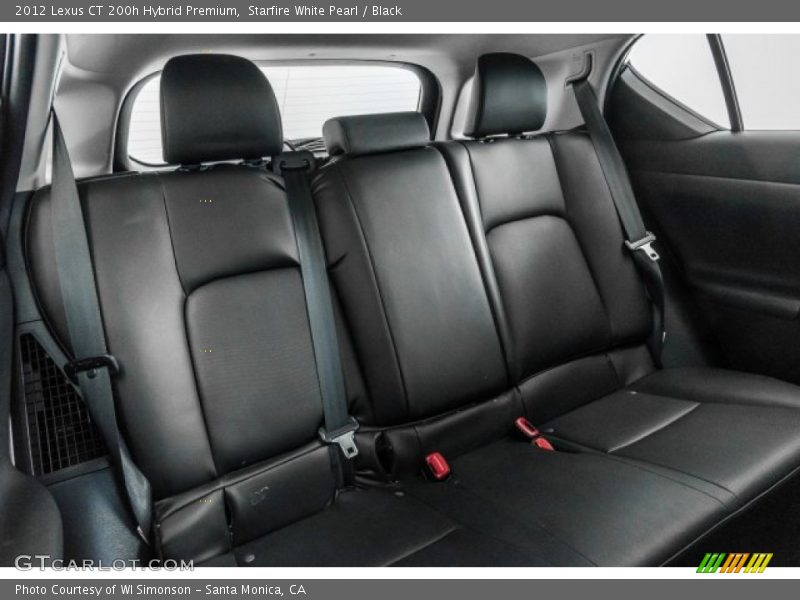 Starfire White Pearl / Black 2012 Lexus CT 200h Hybrid Premium