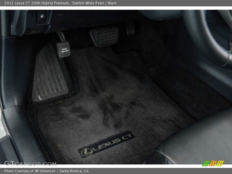 Starfire White Pearl / Black 2012 Lexus CT 200h Hybrid Premium