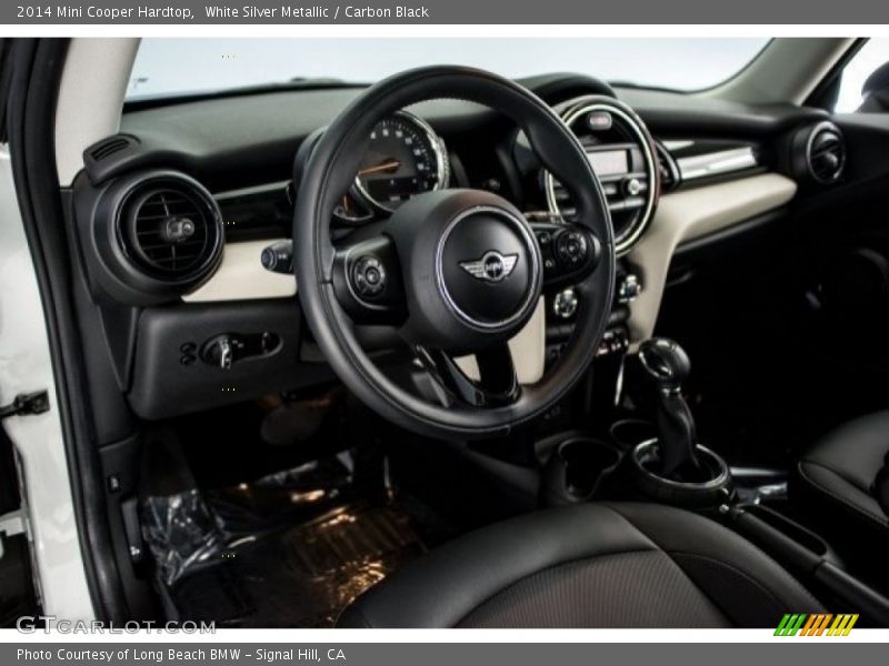 White Silver Metallic / Carbon Black 2014 Mini Cooper Hardtop