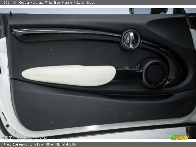 White Silver Metallic / Carbon Black 2014 Mini Cooper Hardtop