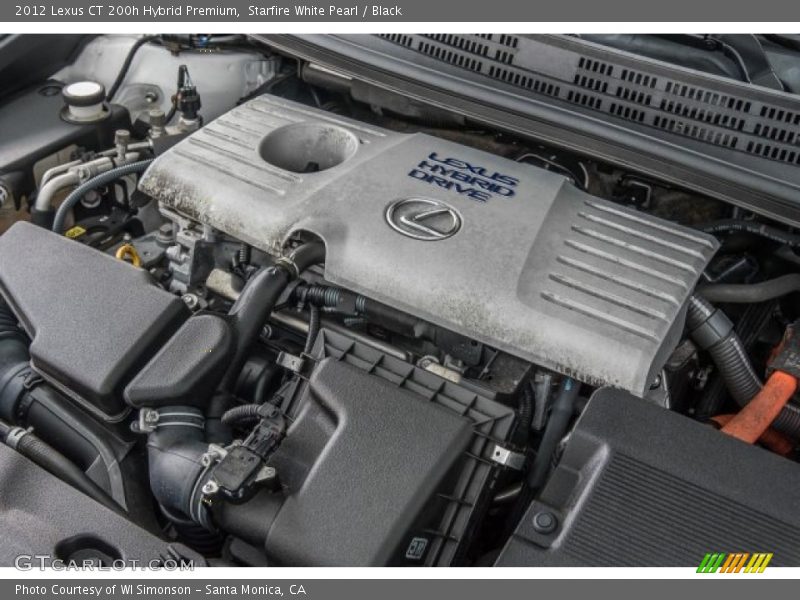 Starfire White Pearl / Black 2012 Lexus CT 200h Hybrid Premium