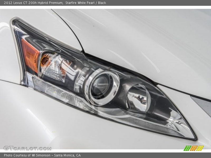 Starfire White Pearl / Black 2012 Lexus CT 200h Hybrid Premium