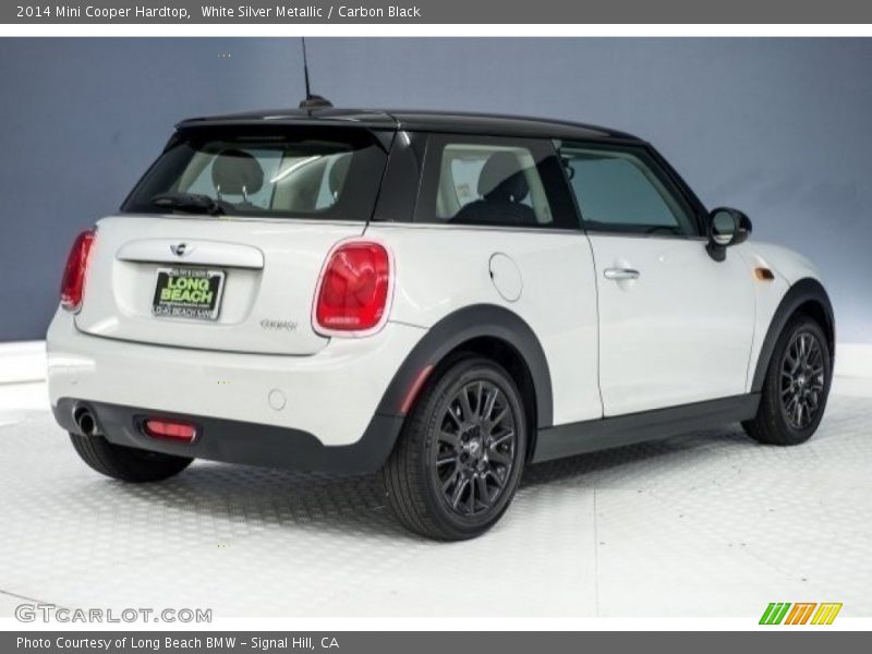 White Silver Metallic / Carbon Black 2014 Mini Cooper Hardtop