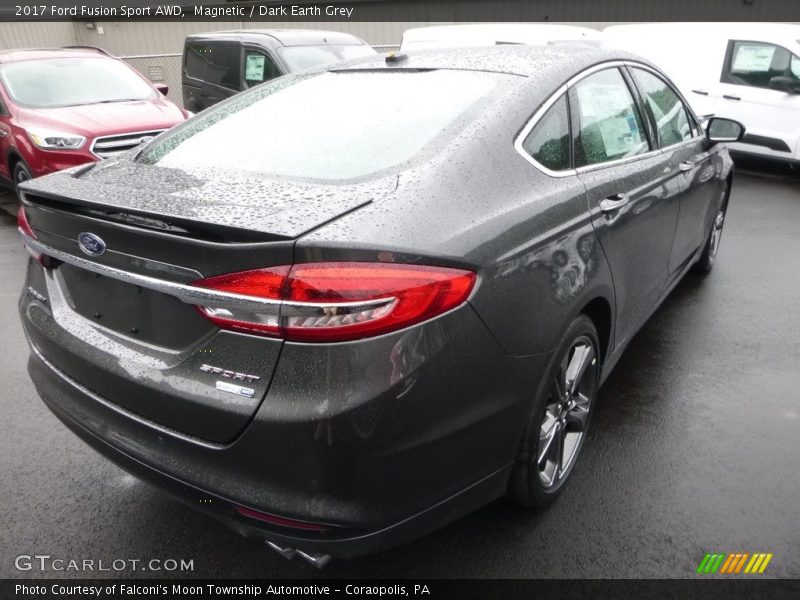 Magnetic / Dark Earth Grey 2017 Ford Fusion Sport AWD