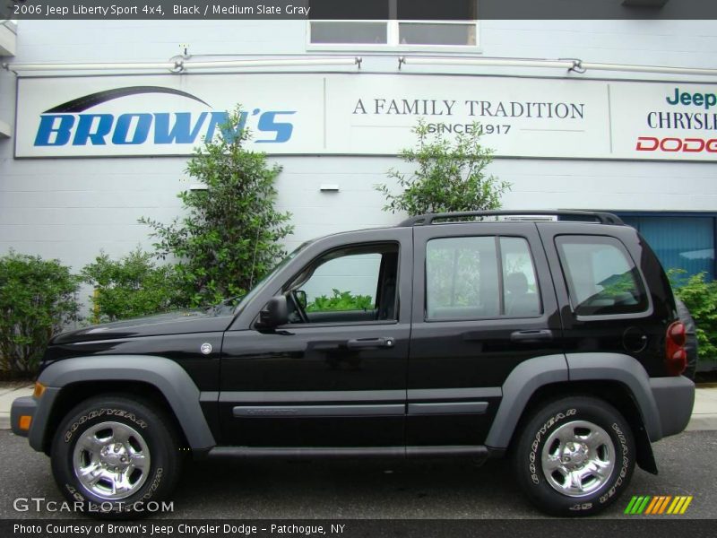 Black / Medium Slate Gray 2006 Jeep Liberty Sport 4x4