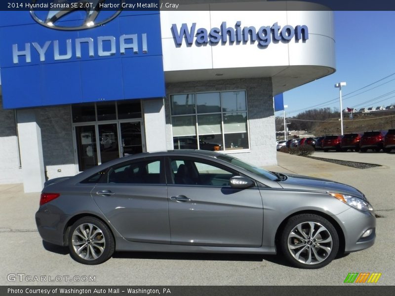 Harbor Gray Metallic / Gray 2014 Hyundai Sonata SE 2.0T