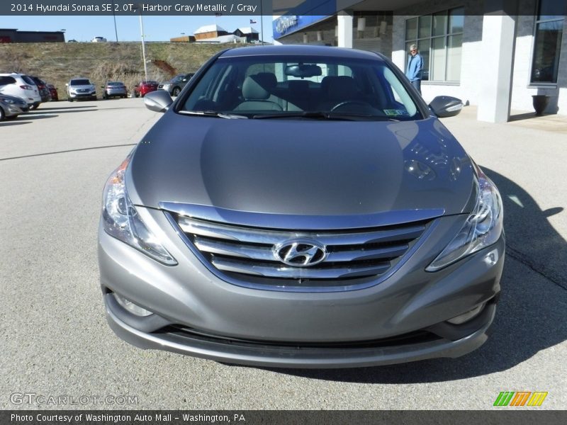 Harbor Gray Metallic / Gray 2014 Hyundai Sonata SE 2.0T