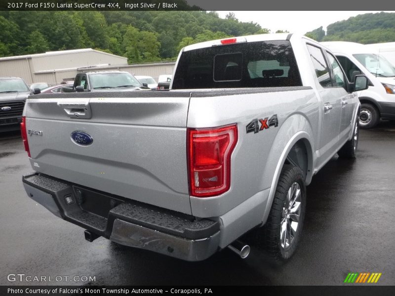 Ingot Silver / Black 2017 Ford F150 Lariat SuperCrew 4X4