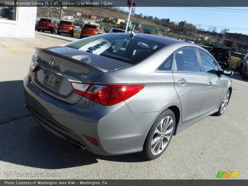 Harbor Gray Metallic / Gray 2014 Hyundai Sonata SE 2.0T