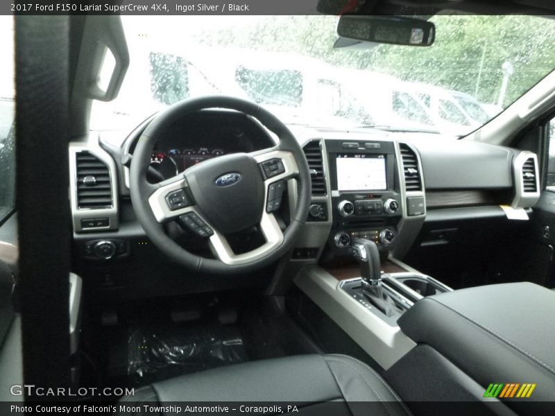 Ingot Silver / Black 2017 Ford F150 Lariat SuperCrew 4X4