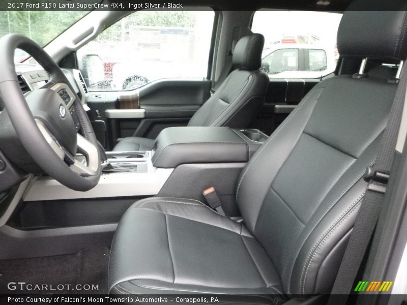 Ingot Silver / Black 2017 Ford F150 Lariat SuperCrew 4X4