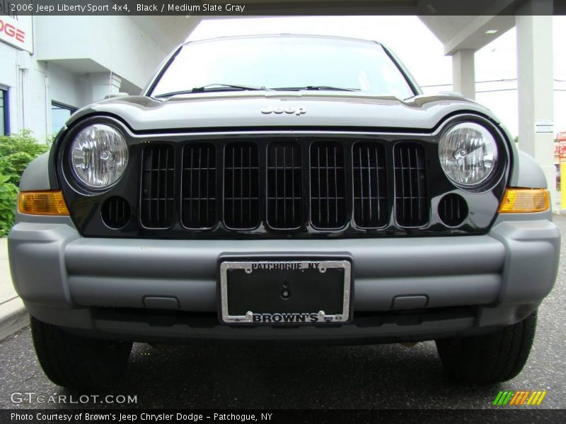 Black / Medium Slate Gray 2006 Jeep Liberty Sport 4x4
