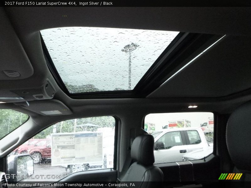 Ingot Silver / Black 2017 Ford F150 Lariat SuperCrew 4X4