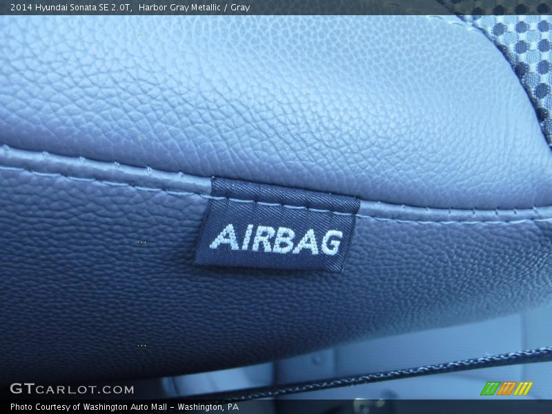 Harbor Gray Metallic / Gray 2014 Hyundai Sonata SE 2.0T