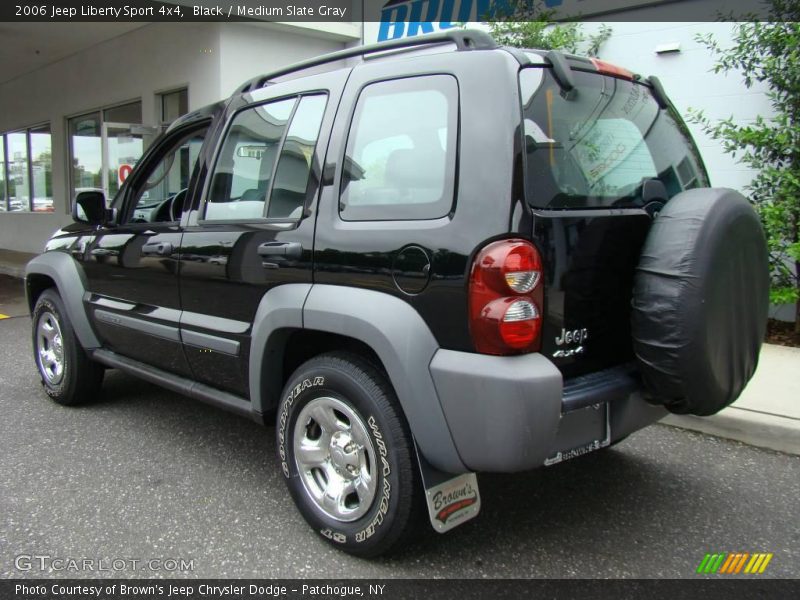 Black / Medium Slate Gray 2006 Jeep Liberty Sport 4x4