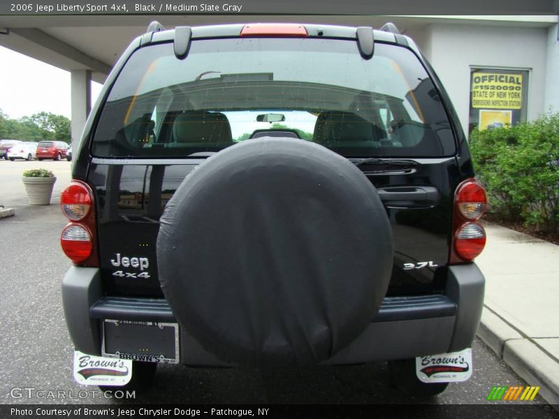 Black / Medium Slate Gray 2006 Jeep Liberty Sport 4x4