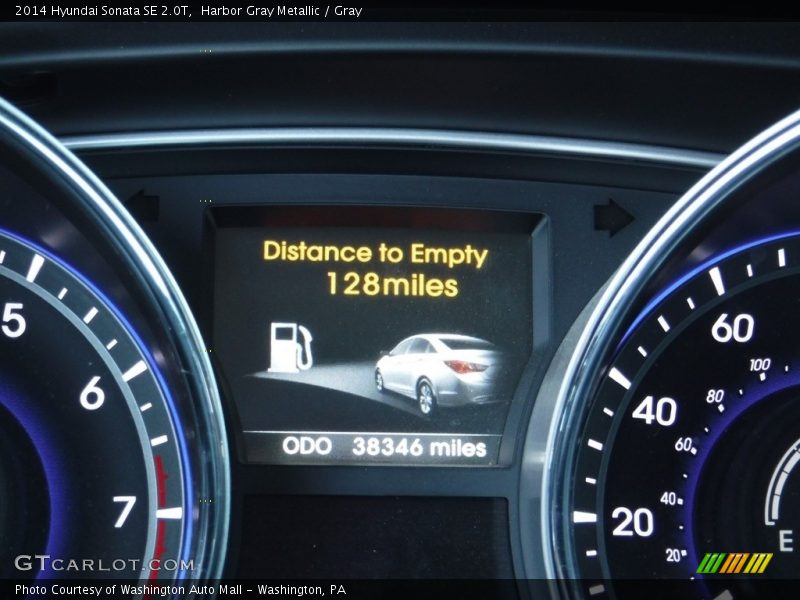 Harbor Gray Metallic / Gray 2014 Hyundai Sonata SE 2.0T