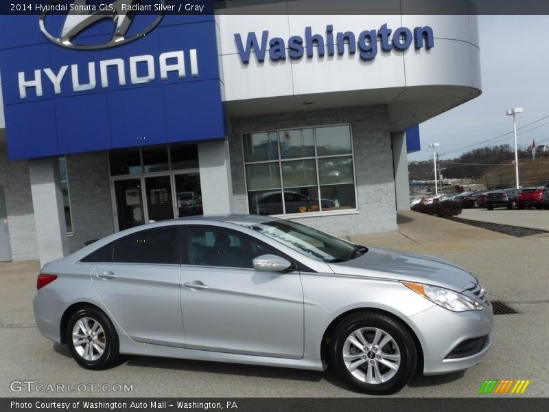 Radiant Silver / Gray 2014 Hyundai Sonata GLS