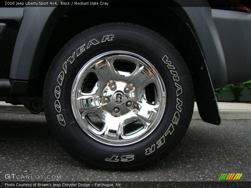 Black / Medium Slate Gray 2006 Jeep Liberty Sport 4x4