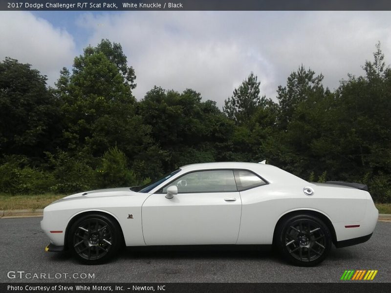 White Knuckle / Black 2017 Dodge Challenger R/T Scat Pack