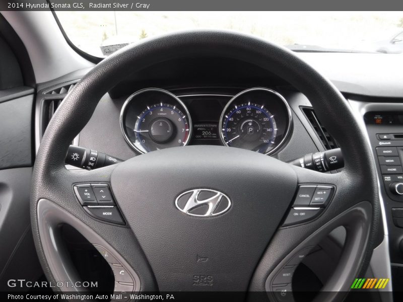 Radiant Silver / Gray 2014 Hyundai Sonata GLS